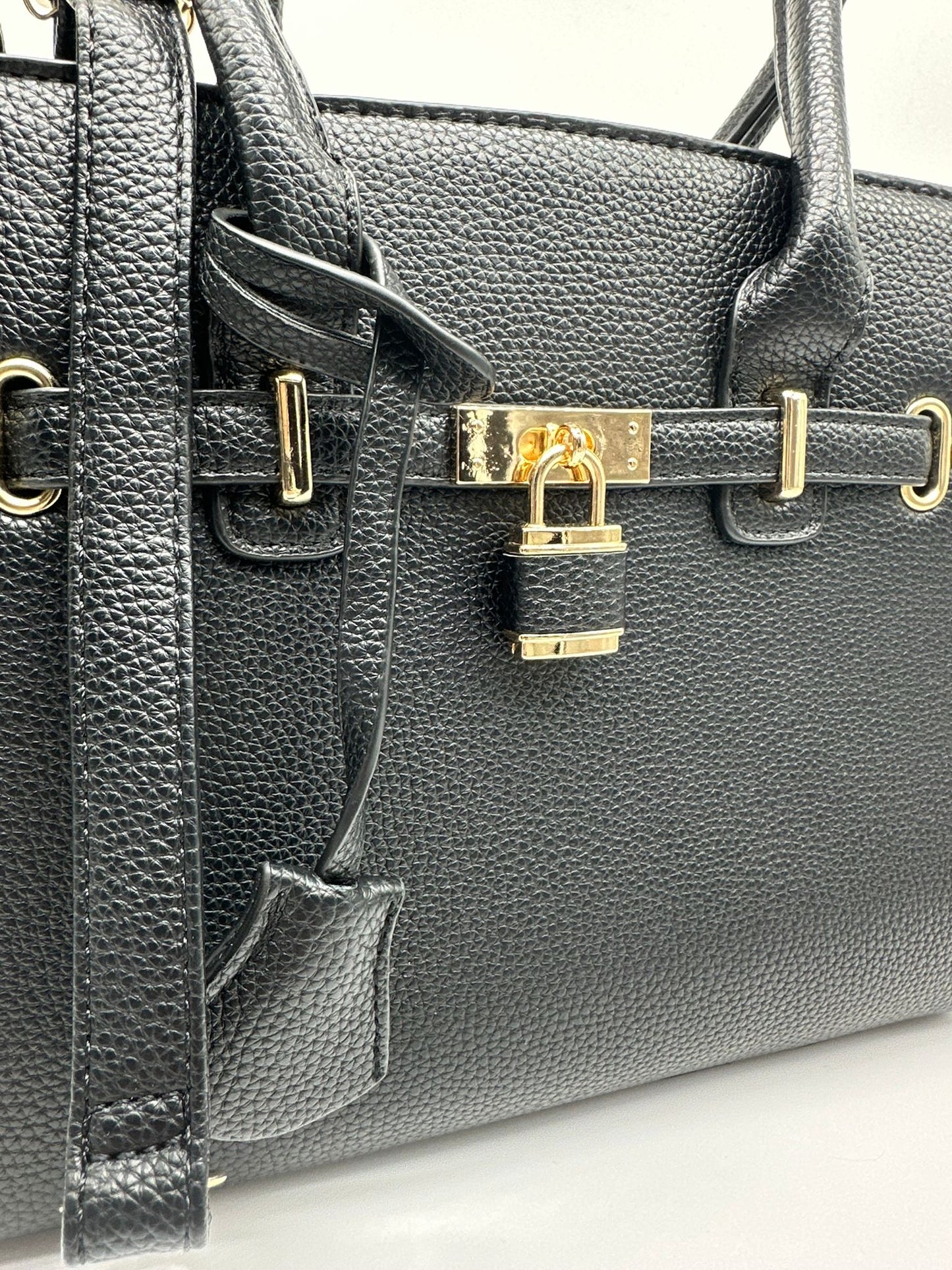 Borsa Stile Birkin con Lucchetto Oro - Eleganza Classica
