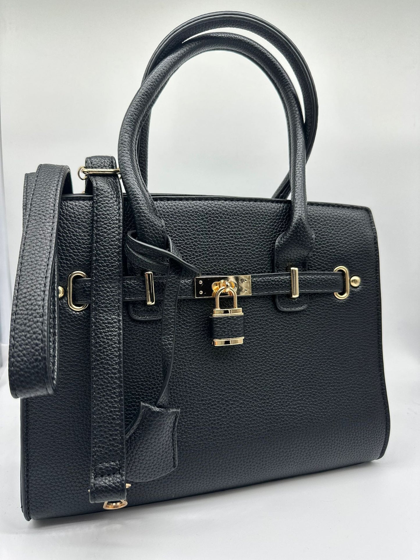 Borsa Stile Birkin con Lucchetto Oro - Eleganza Classica