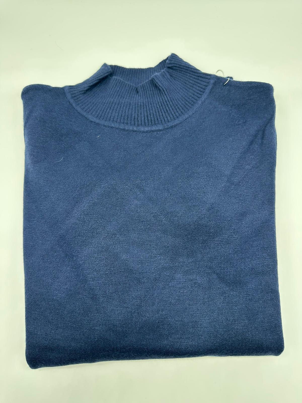 Maglia Mezzo Collo Donna - Elegante Maglione Casual