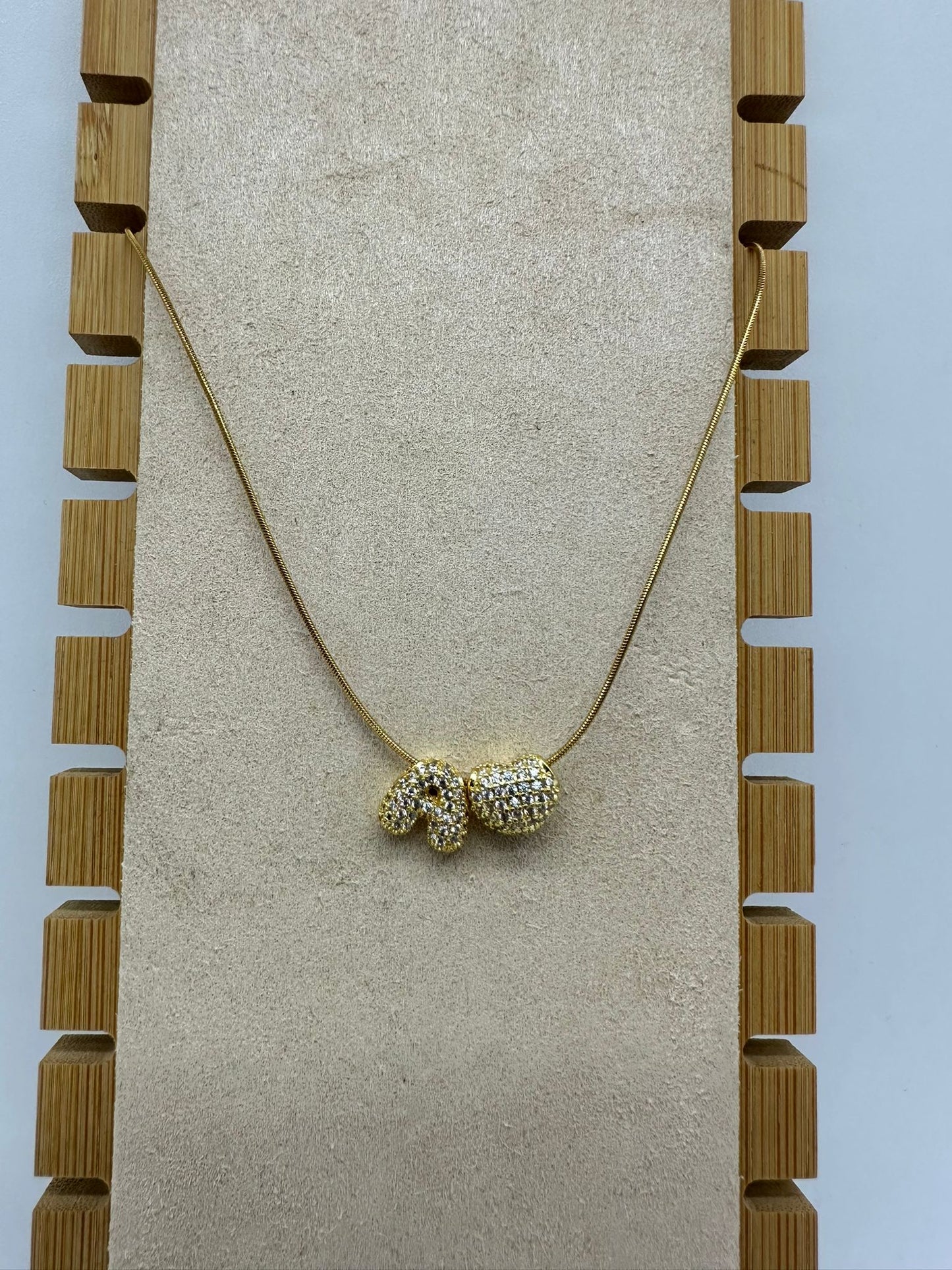 Monolux - Collana con Iniziale Personalizzabile Acciaio Inossidabile