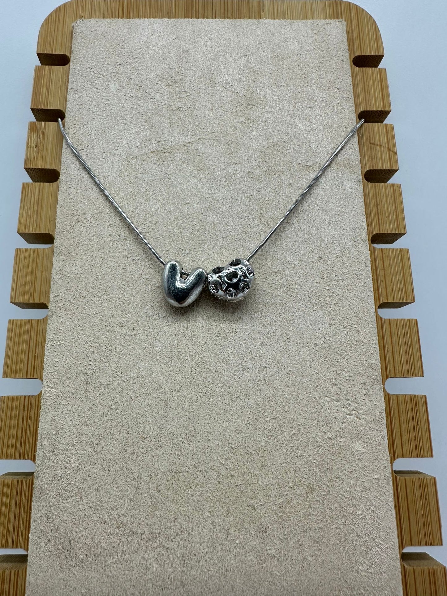 Monolux - Collana con Iniziale Personalizzabile Acciaio Inossidabile