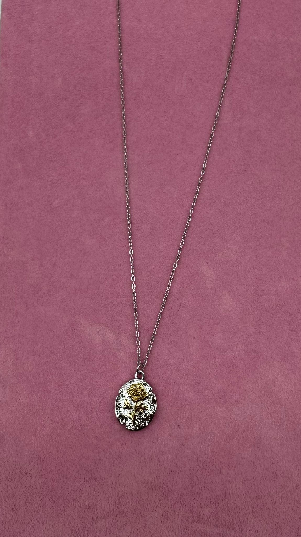 Collana La Bella e la Bestia - Rosa Incantata