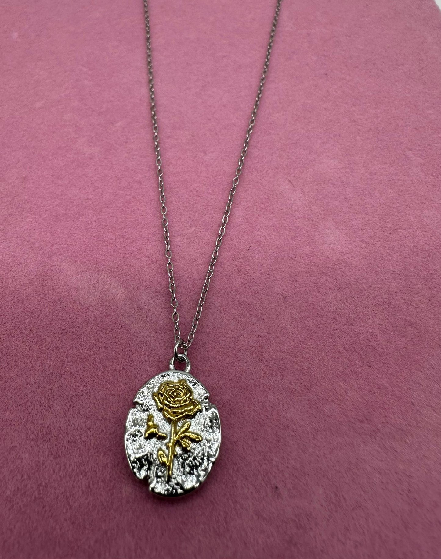 Collana La Bella e la Bestia - Rosa Incantata