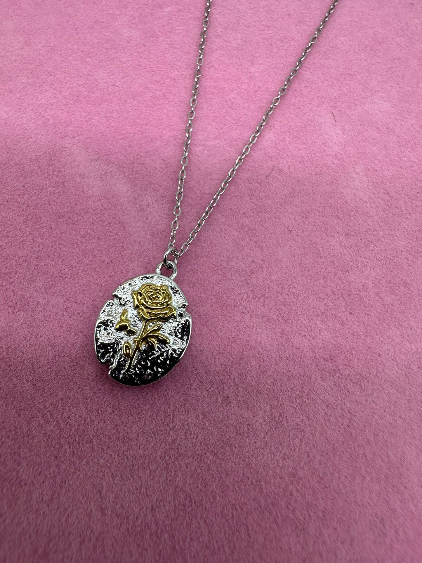 Collana La Bella e la Bestia - Rosa Incantata