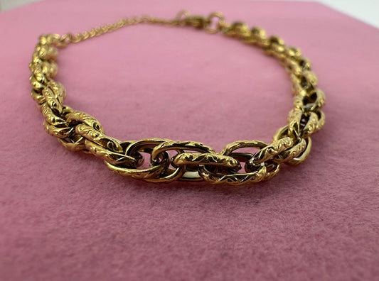 Bracciale Catena Intrecciata Grumetta