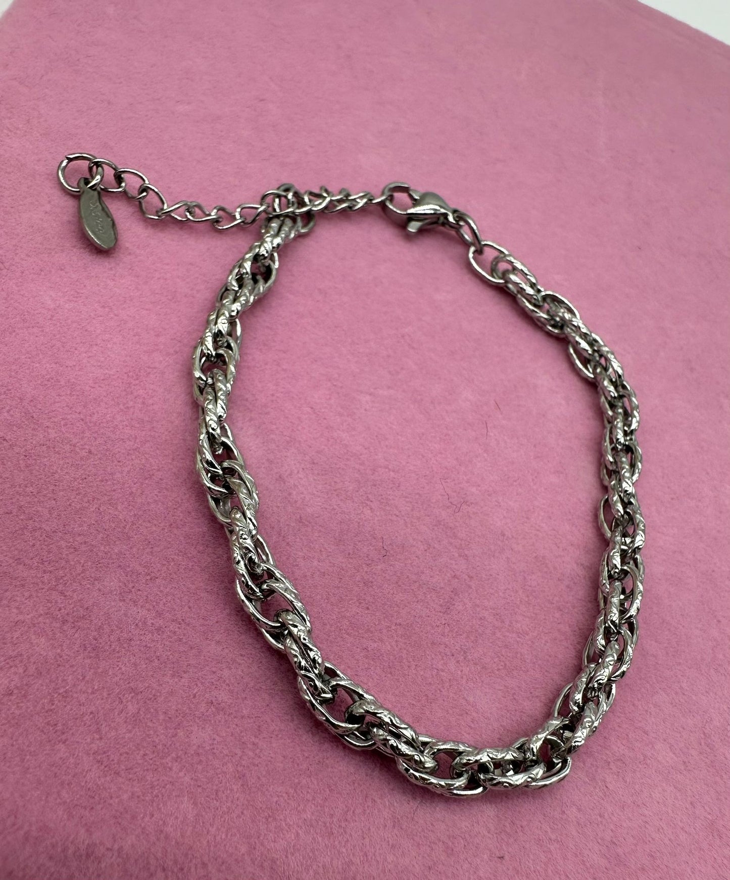 Bracciale Catena Intrecciata Grumetta