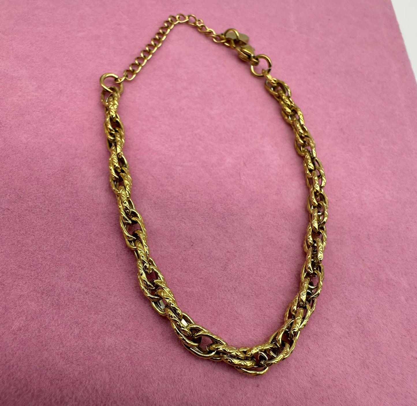 Bracciale Catena Intrecciata Grumetta