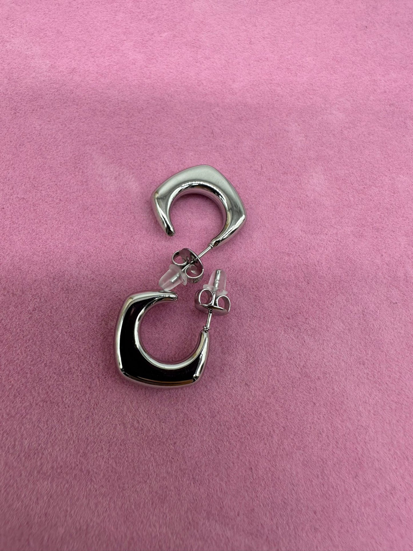 Orecchini a Cerchio in Acciaio Inossidabile Oro e Silver - DR-CLYDE SHOP