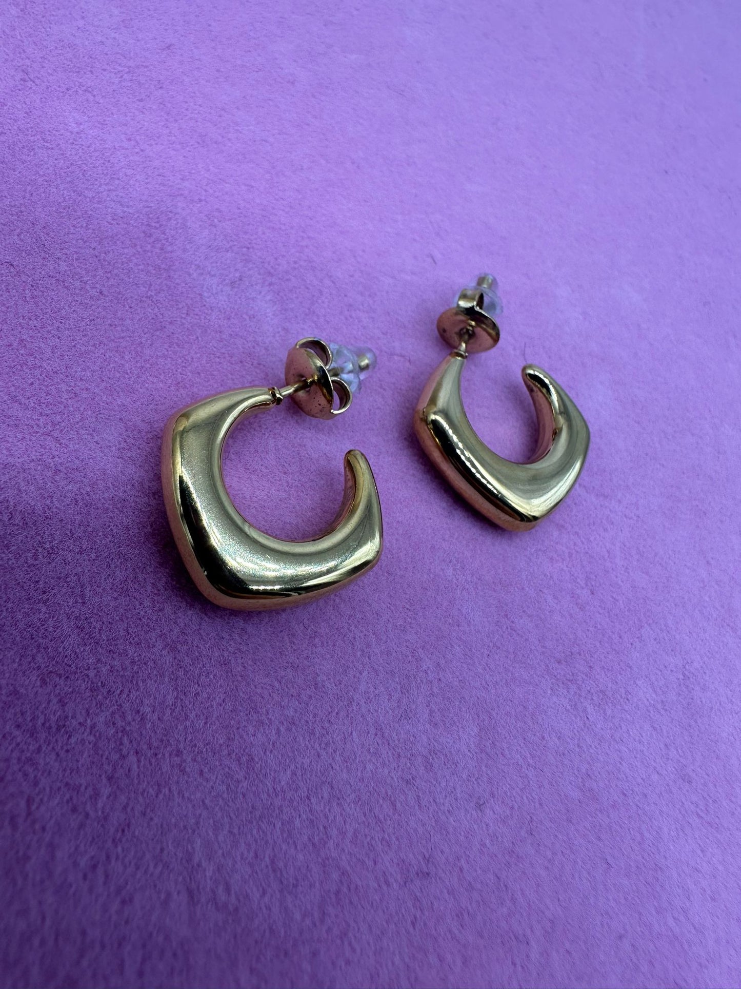 Orecchini a Cerchio in Acciaio Inossidabile Oro e Silver - DR-CLYDE SHOP