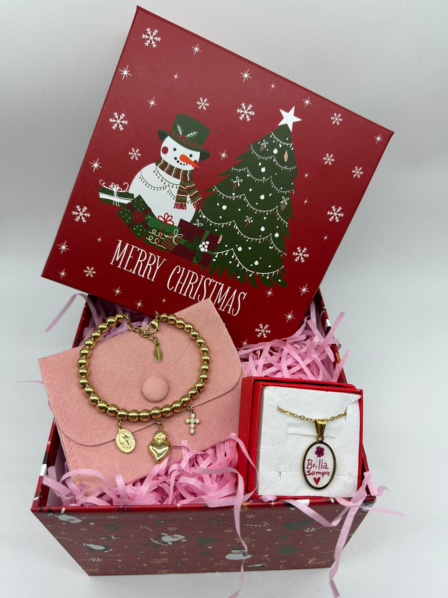 Box Natalizia Regalo - Confezione Natale con Decorazioni