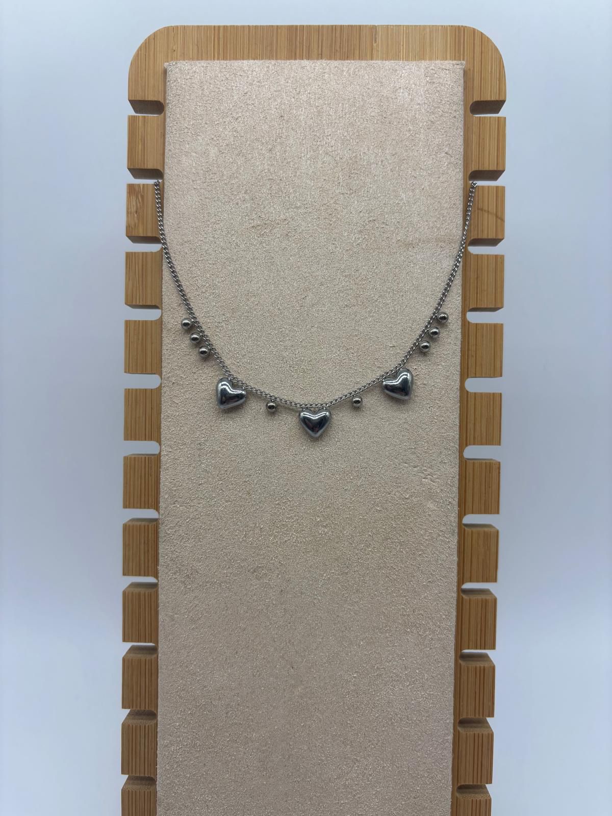 Collana Cuori Acciaio Inossidabile - Gioiello Elegante e Resistente