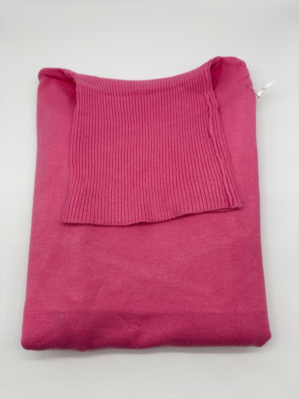 Maglione a Collo Alto in Maglia - Taglia Unica