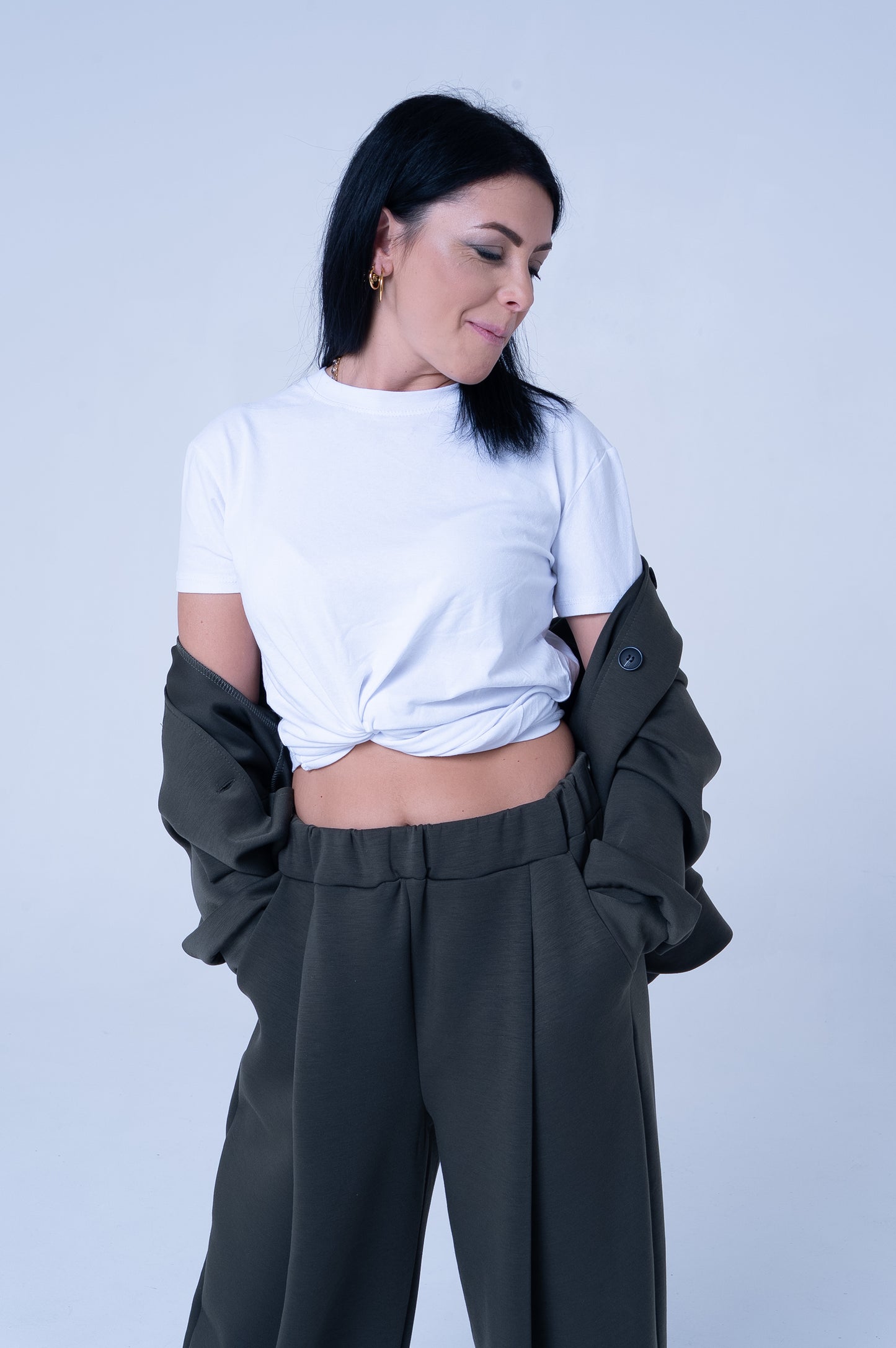 Coordinato Oversize con Giacca e Pantaloni
