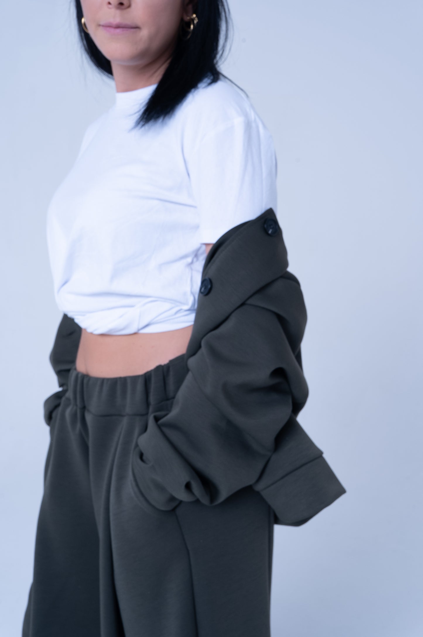Coordinato Oversize con Giacca e Pantaloni