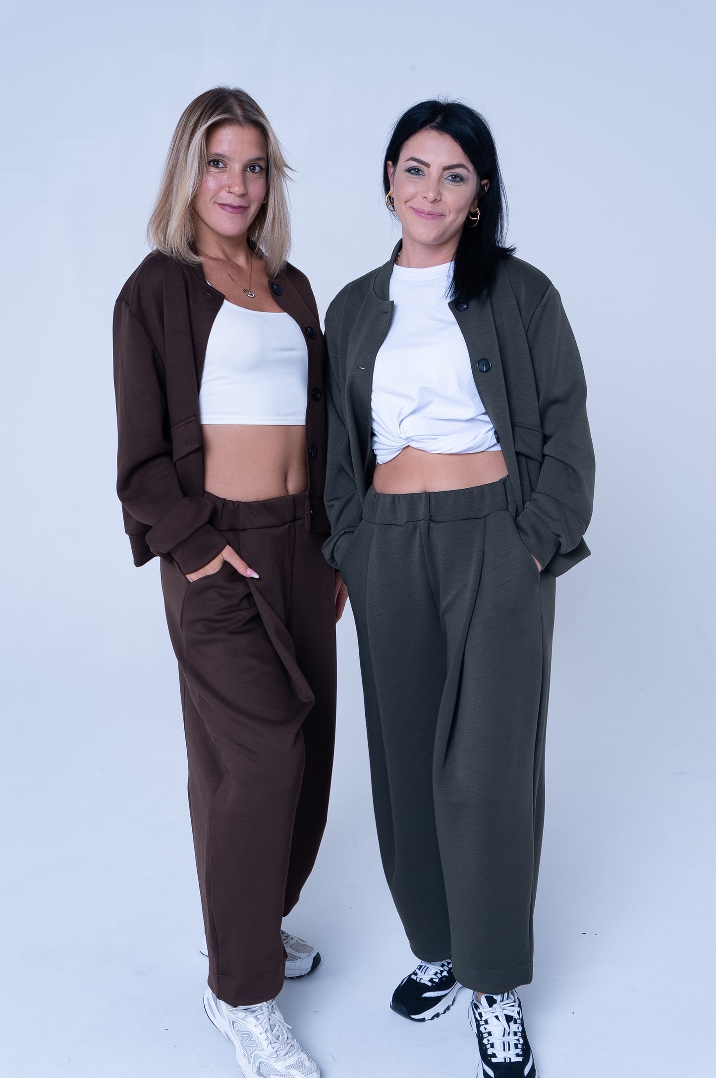 Coordinato Oversize con Giacca e Pantaloni