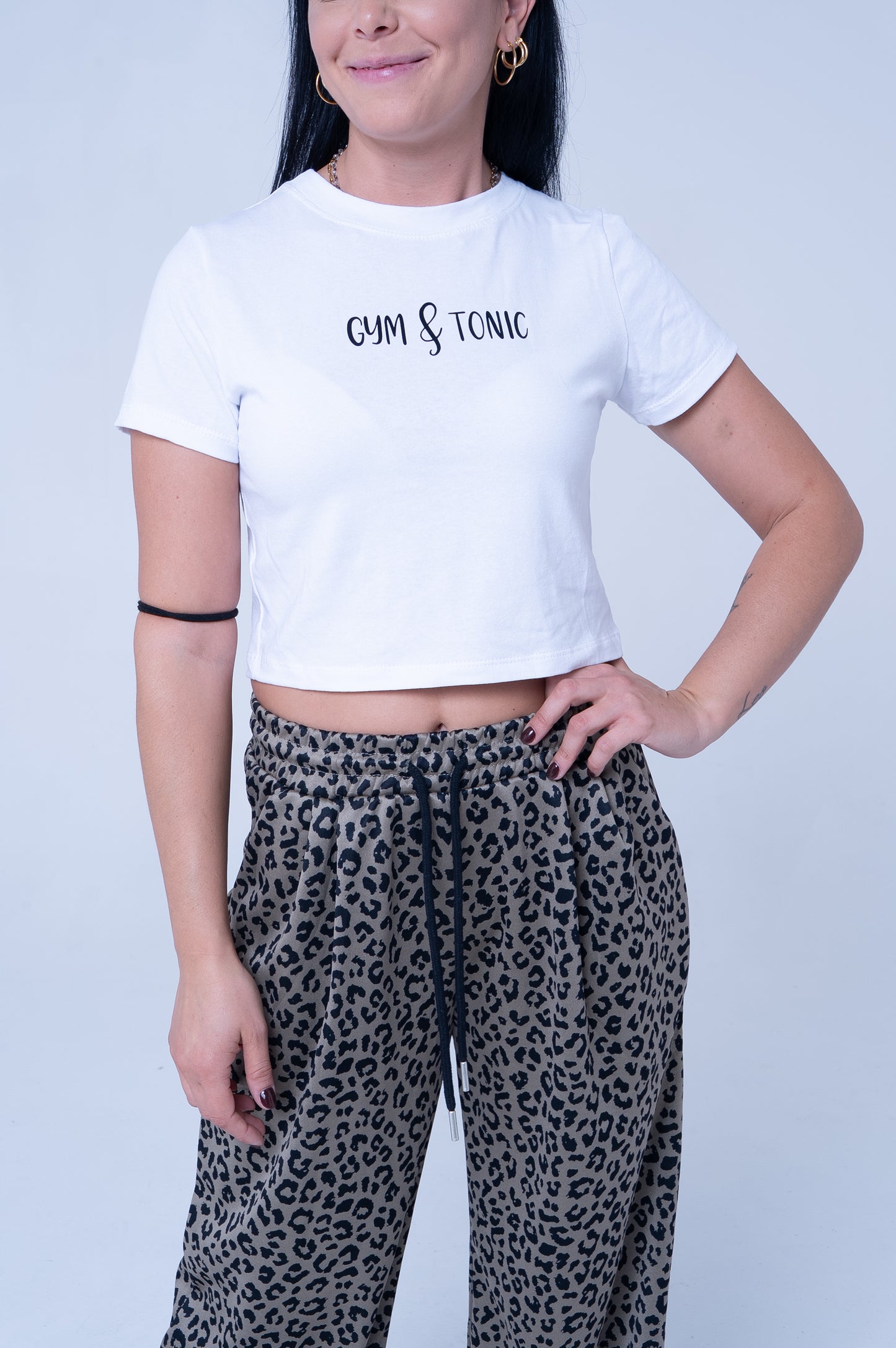 T-Shirt GYM & TONIC - Stampa Divertente DR-CLYDE