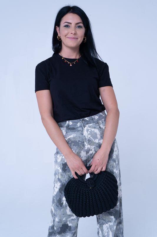 Pantalone Cargo Mimetico Urban Camo - Stile Militare Donna