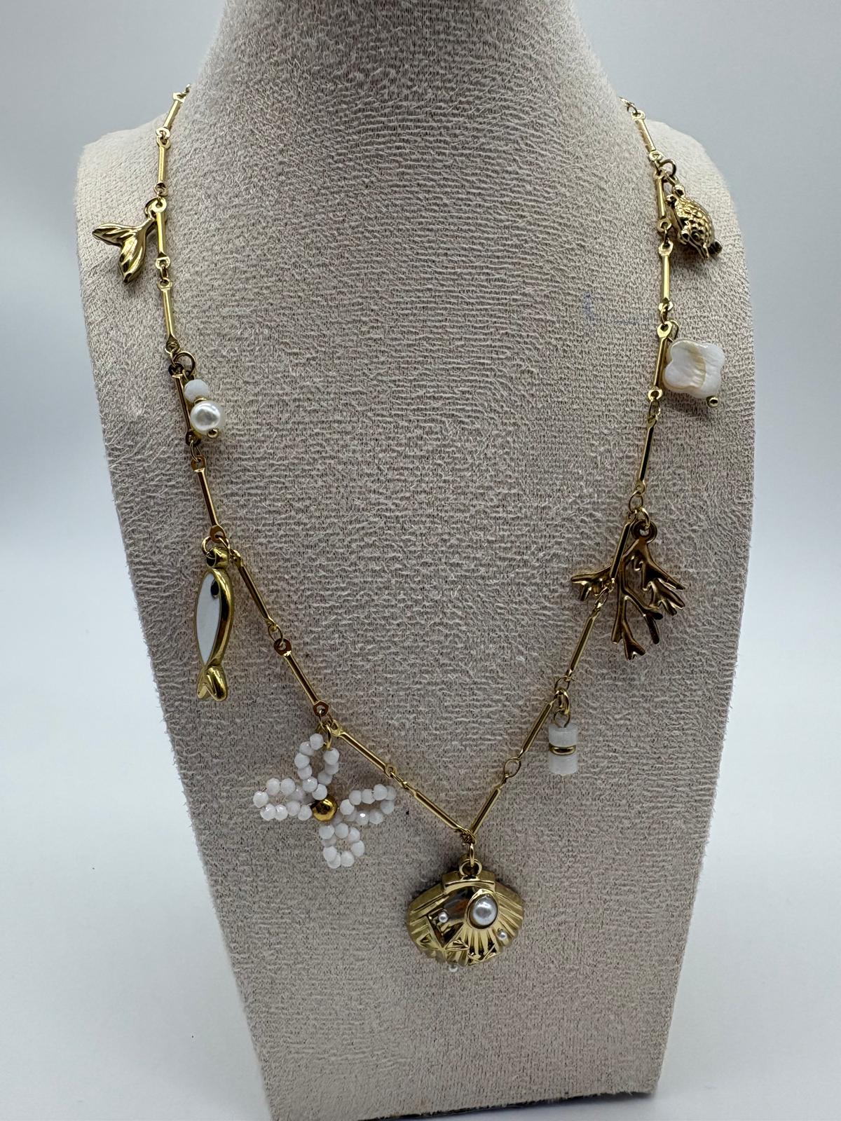 Collana Conchiglia - acciaio inossidabile