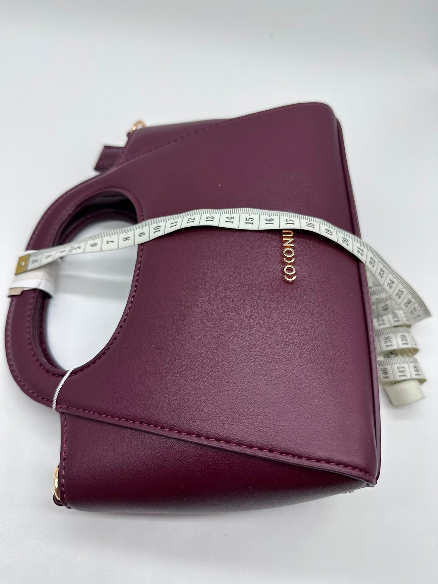 Borsa donna in similpelle - Colori bordeaux | Verde Militare
